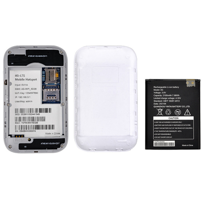 MTK Chipset 4G Mobile Hotspot Portable Lightweight Wireless Router With WPA/WPA2-PSK Security