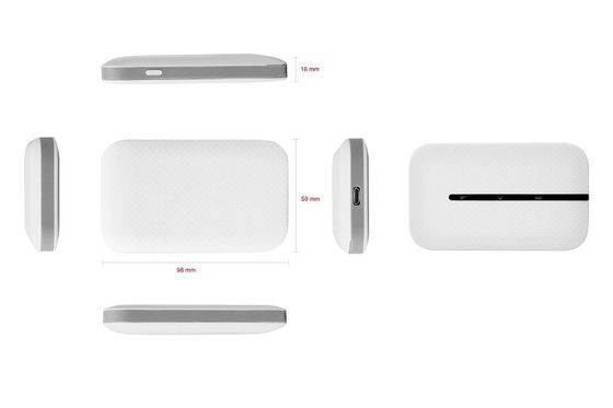 IOS Compatible Portable 4G Mobile Hotspot with WPA WPA2 PSK Security Features Weighing 32 Ounces Ensuring Fast Connectivity