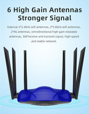 5dBi Antennas 5G 1200Mbps WiFi Router 802.11 5GHz Sim Card Router