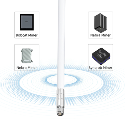 Outdoor Omnidirectional Hexa Boost 915MHz LoRa Antenna 8dBi For Helium Hotspot Miner
