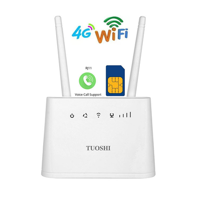 SMA Detachable Antennas Wifi CPE Dual Sim Modem Router Unlock 4g Wireless LTE 150mbps