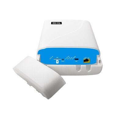 DC 12V1A Power Supply 5G WiFi Router Wireless Router White Offering Wireless Coverage and Fast Internet Speeds for Offices