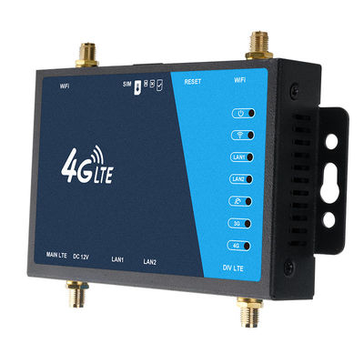 Industrial 300Mbps Wireless N 4G Lte Router RJ45 2 Antenna