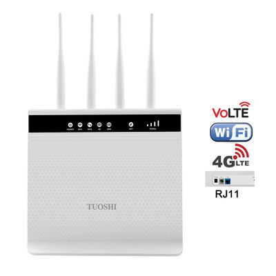 2.4G LTE Router Volte Dual Band 4G CPE WiFi Router With RJ11 Port